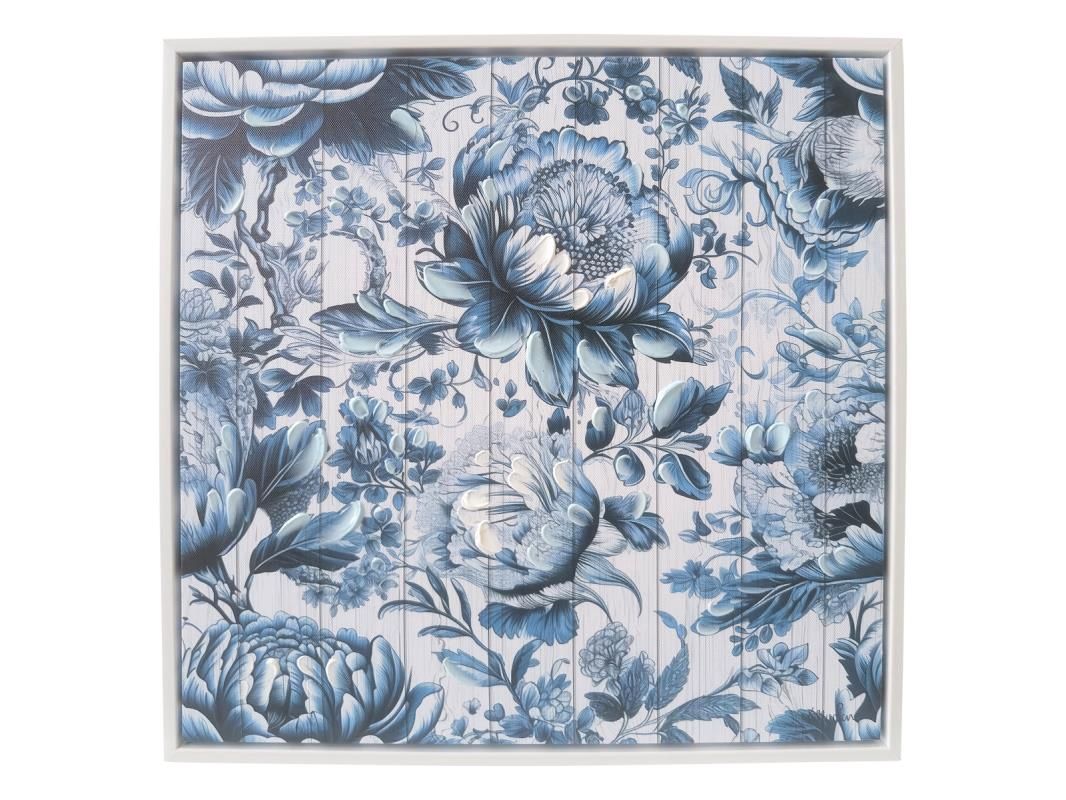 Hamptons 40x40cm Framed Canvas Print