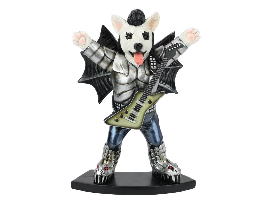 28cm Rocking Dog w/Guitar