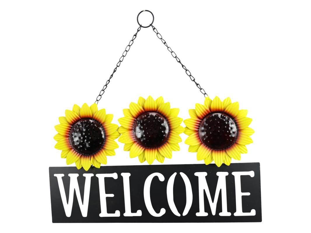 45cm Triple Sunflower WelcomeHanger