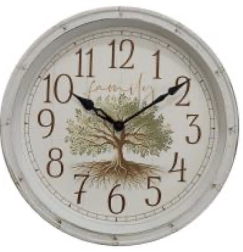 40cm Buddha/Tree of Life Clock