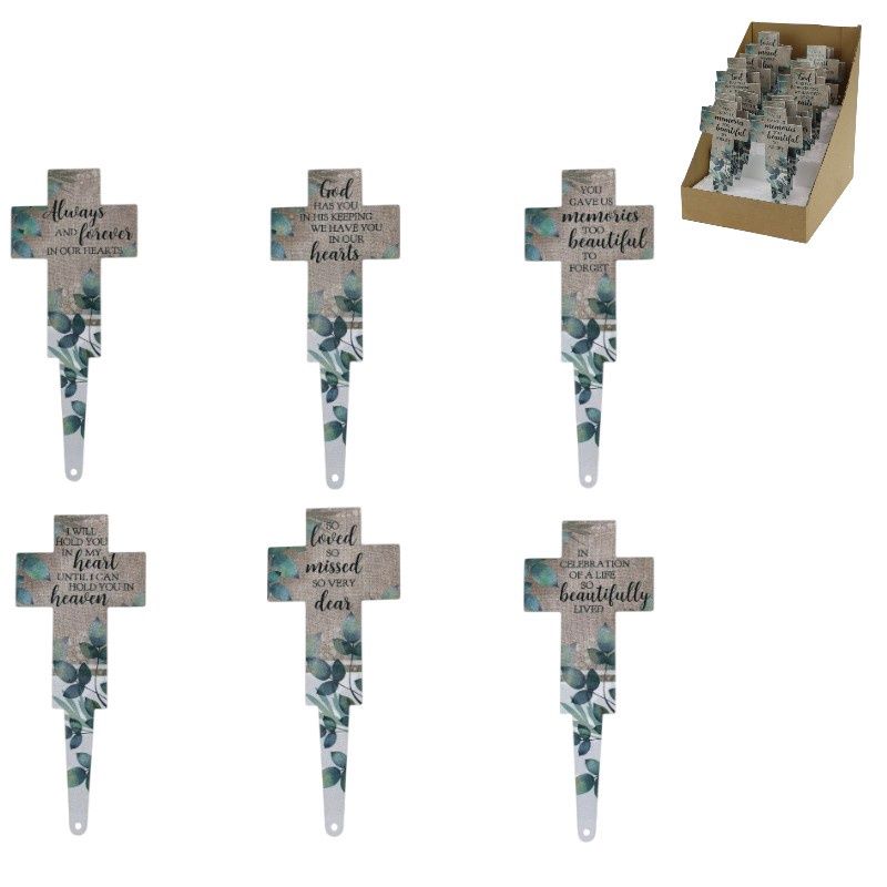 15cm Metal Garden Stake With Memorial 6a