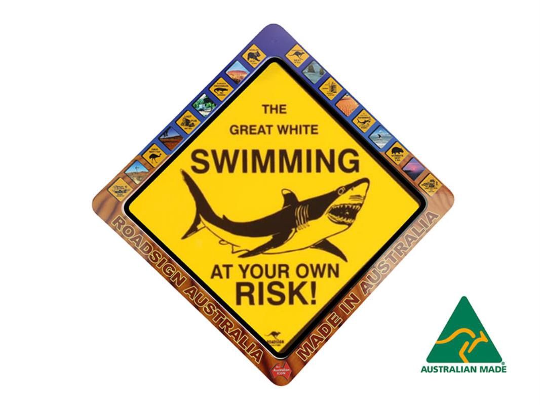 Medium Shark Roadsign