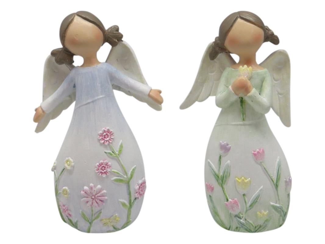 12cm Angel with Floral Dress