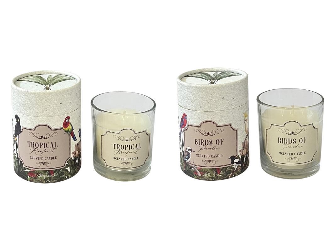 120g Candle w/Native Bird Design KL