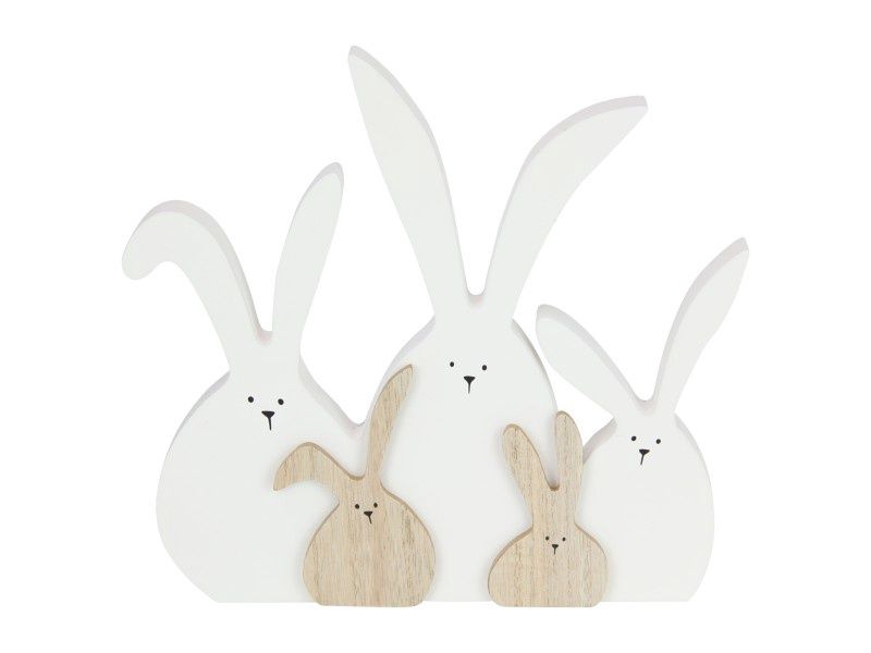 25cm Standing MDF Bunnies