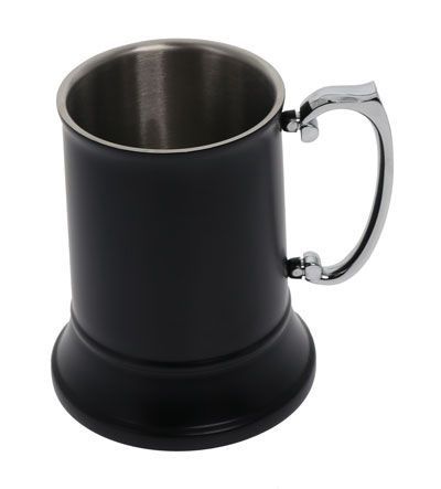Matt Black Beer Mug