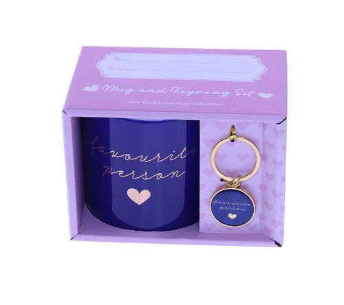 Fav Person Gold Mug Keyring