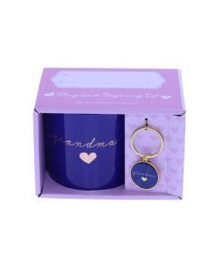 Grandma Gold Foil Mug Keyring
