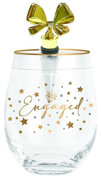 ENGAGED CHEERS - STEMLESS WITH STOPPER