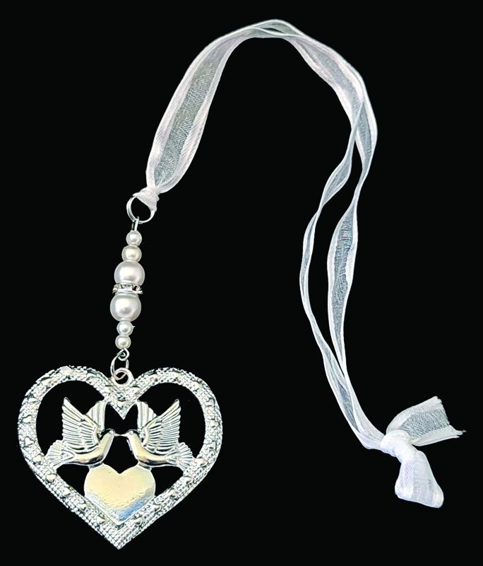 Designer twin Dove Wedding Charm