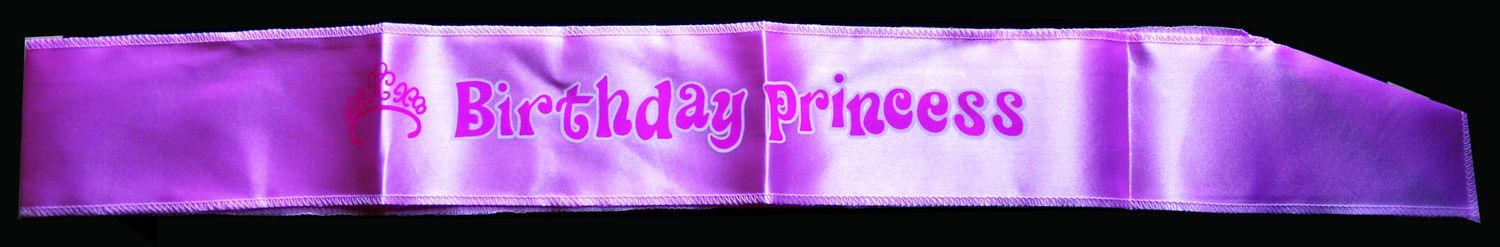Birthday Princess Sash