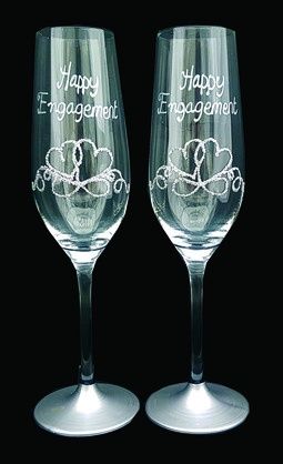 Pair of Engagement Flutes
