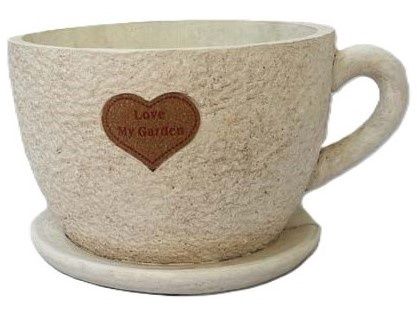 Love Tea Cup Pot Medium