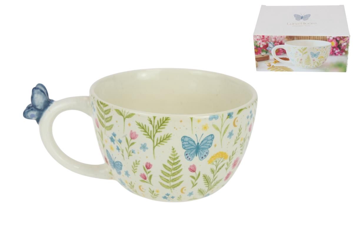 Blue Butterfly Teacup