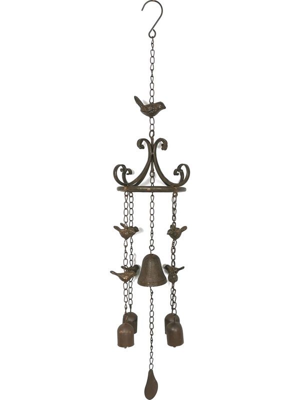 79cm Cast Iron Bird Wind Chime