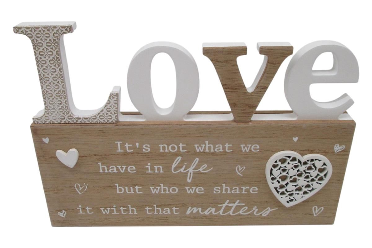 20cm Love Religious Plaque