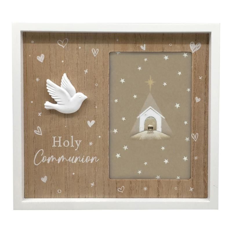 20x22cm Frame W/Holy Communion Dove Desi
