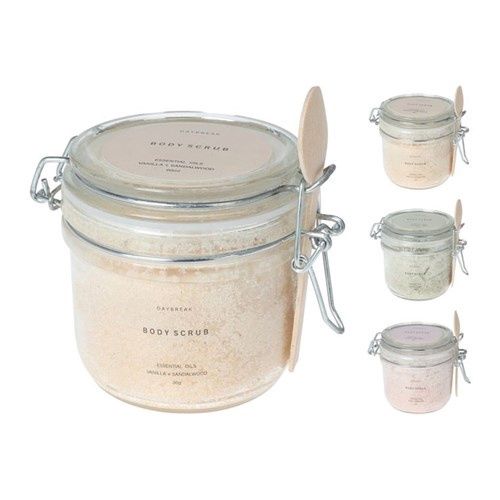 1pc Bodyscrub 250g Glass Jar Asst Frag