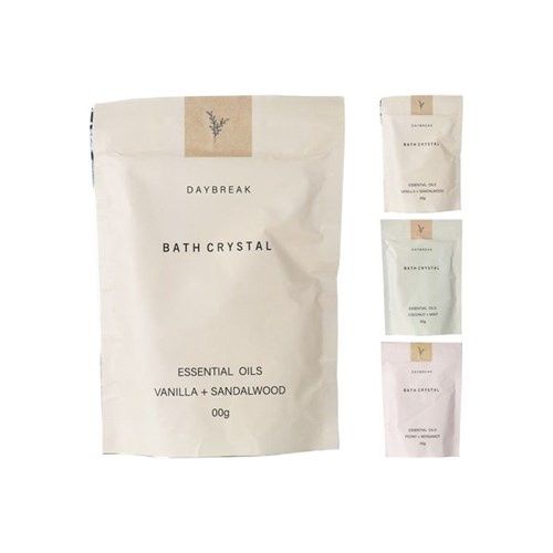 1pk Bath Crystals 250gBag 15x22cm 3 Frag
