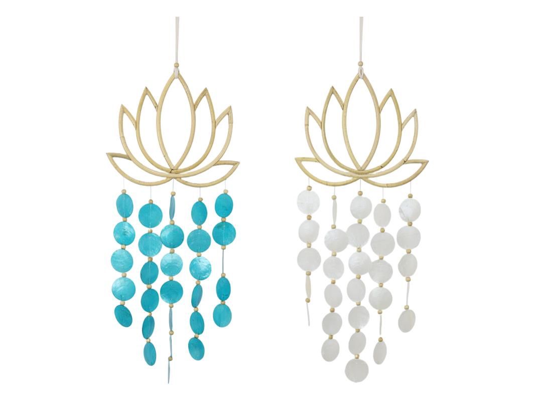 80cm Lotus Flower Capiz Shell Wall Hange
