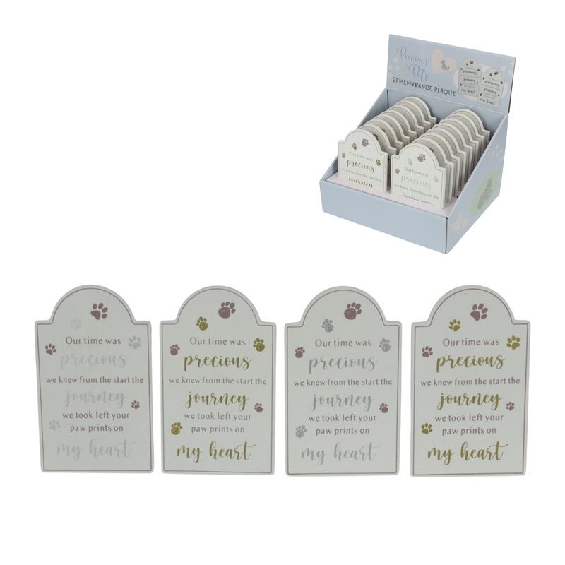 15x9cm Plaque With Memorial Cat&amp;Dog 4 as