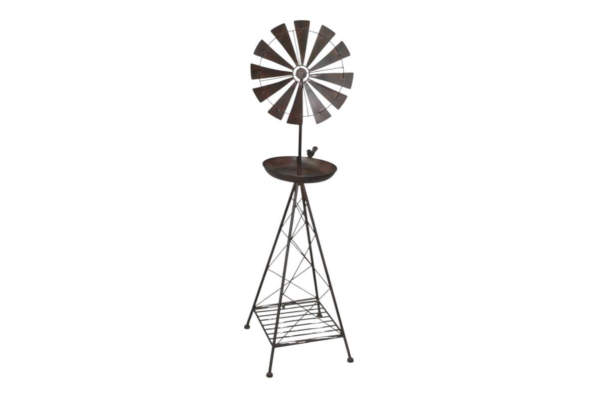 103cm Metal Windmill with Feeder