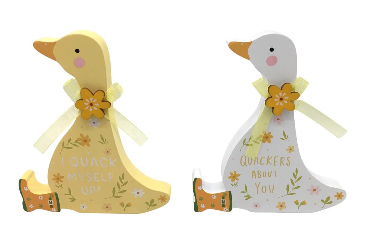 18x15cm Duck Plaque W/Funny Wording 2 as