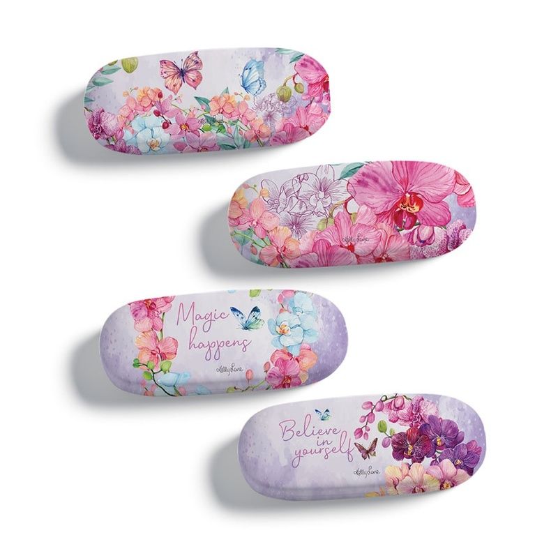 Butterfly Wishes Glasses Case 4 Ass DB