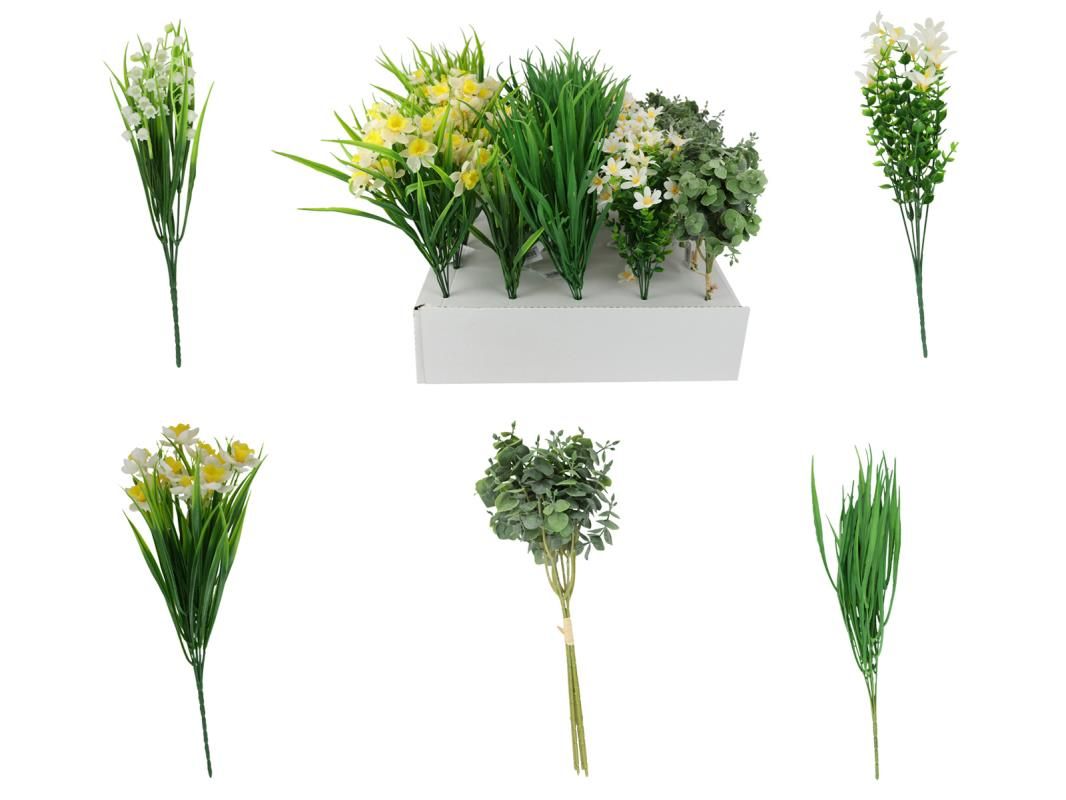 Asst Flower Bunches 5 Ass in Display