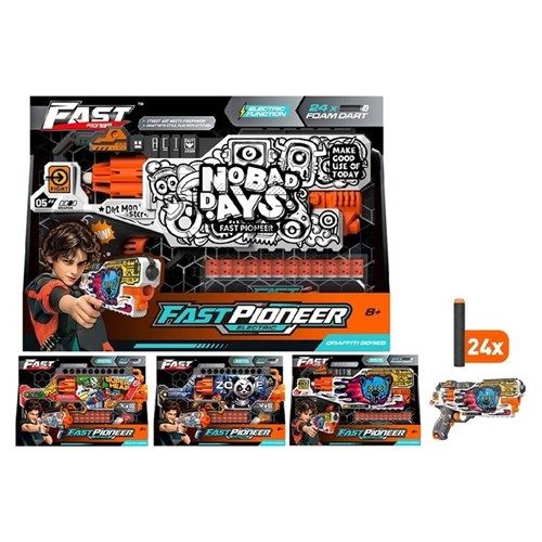 25pc Electric Soft Bullet Gun B/O