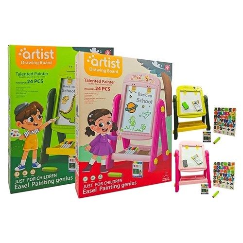24pc 2Sided Drawing Board w/360 Rotation