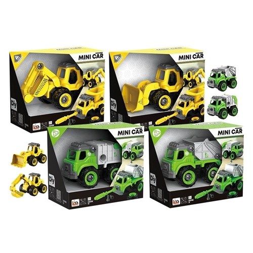 26-29pc DIY Construction/GarbageVehicles