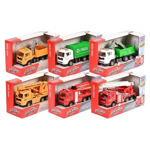1pc Fire Construct GarbageTruck Lt/Sound