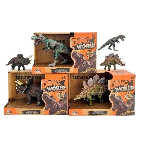 1pc Collection Dinosaur Figures 3Asst