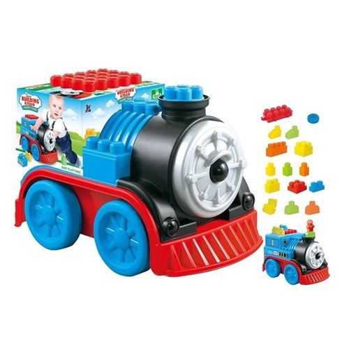 39pc Large Cartoon Train Engine Blocks