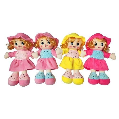 1pce Plush Rag Doll w/Soft Body 38cm