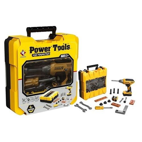 18Pc Drill &amp; Tool Set W/ Sound