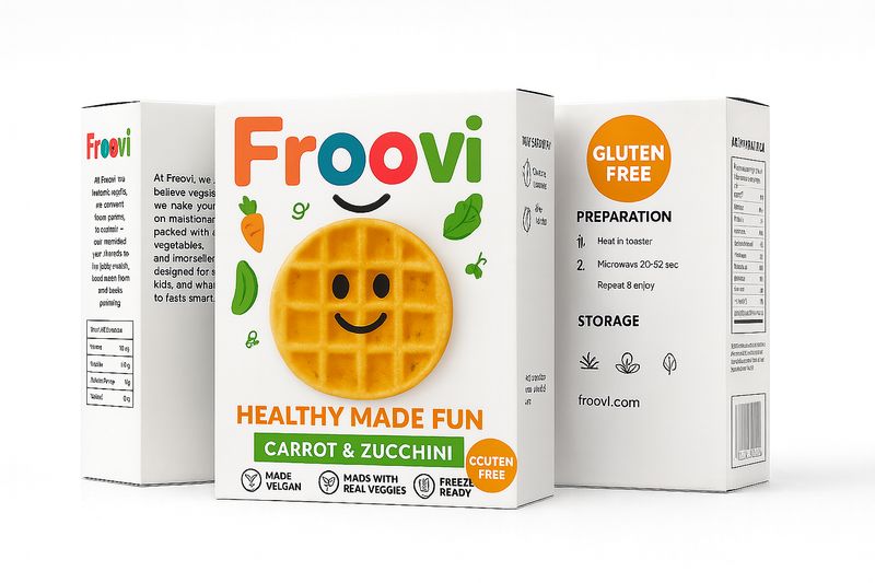 ​Frozen Classic Veggie Waffles - Gluten Free