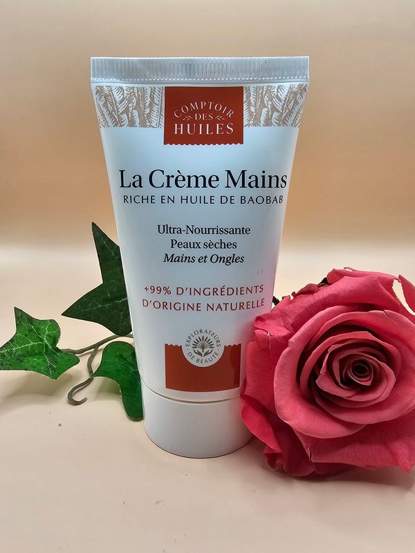 Crème mains riche en huile de Baobab