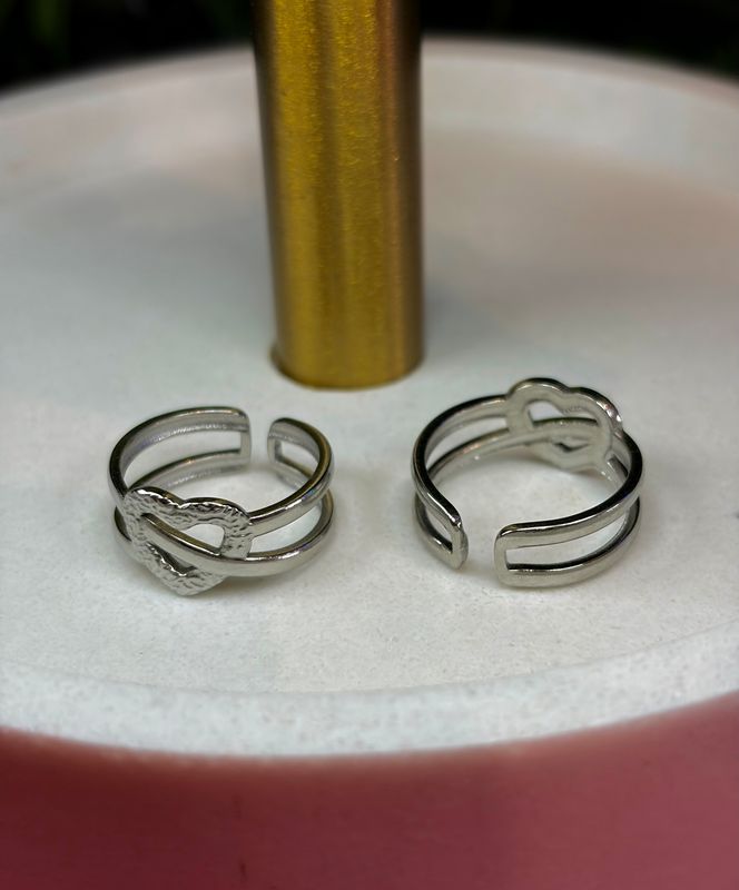 Bague PETIT COEUR Acier inoxydable