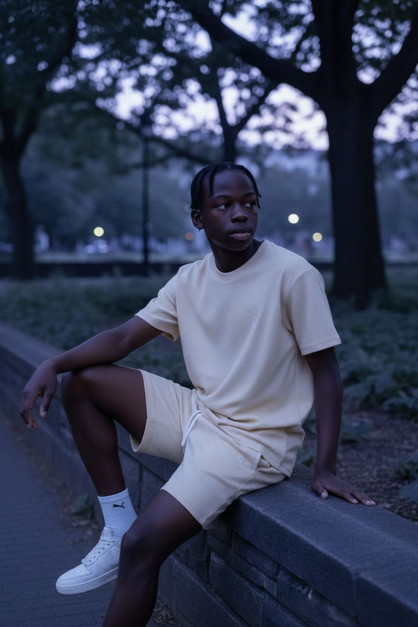 Ensemble garçon gaufrée