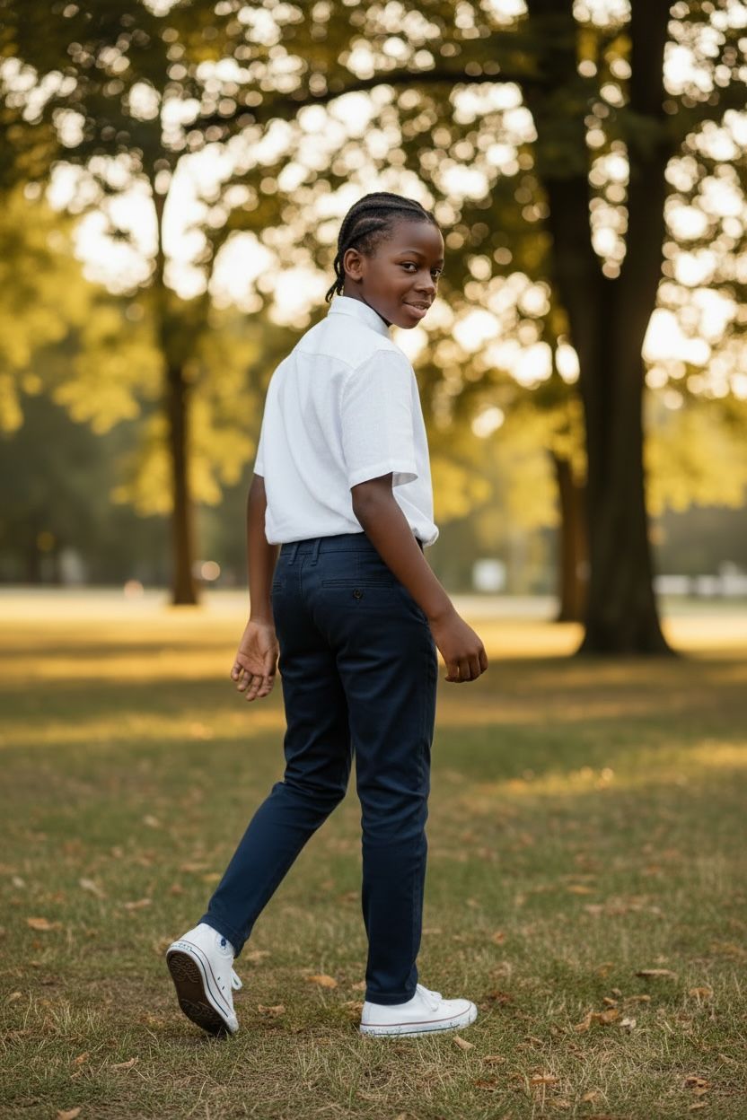 Pantalon bleu marine