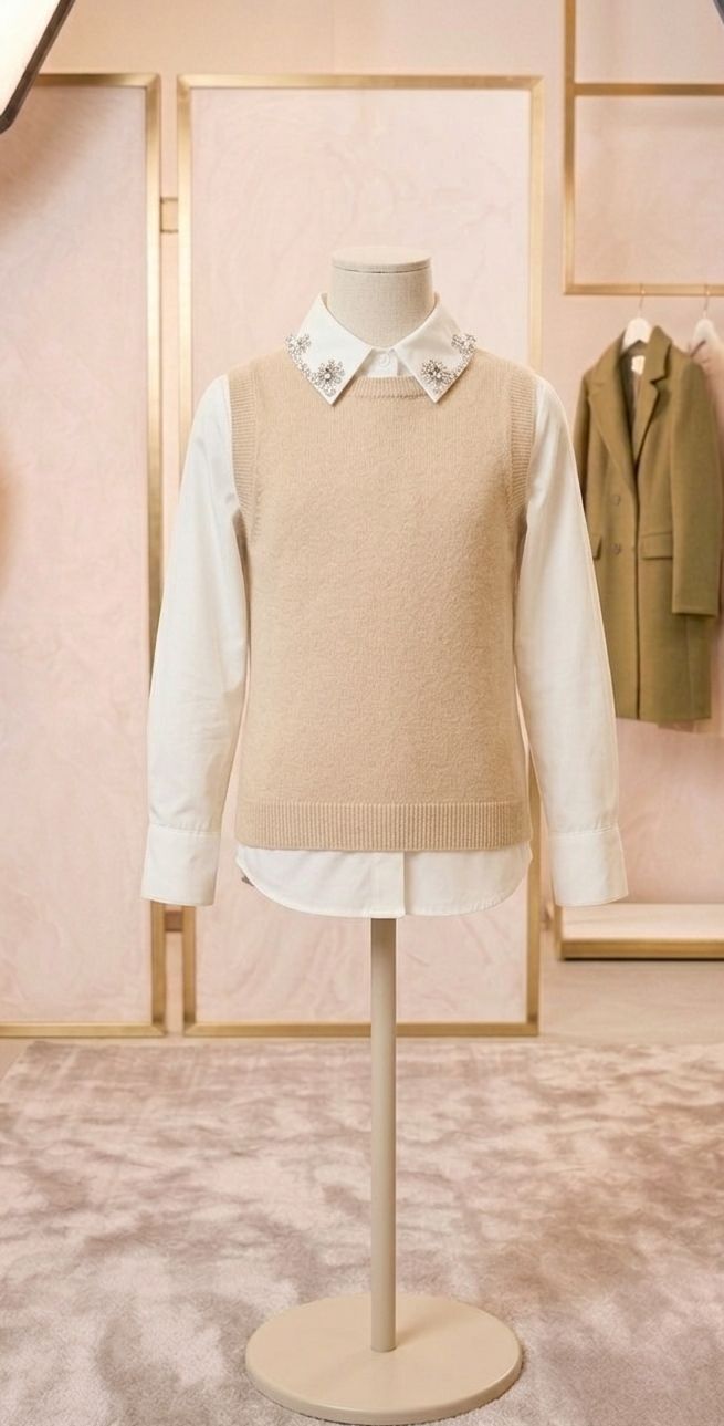 Pull + chemisier diams