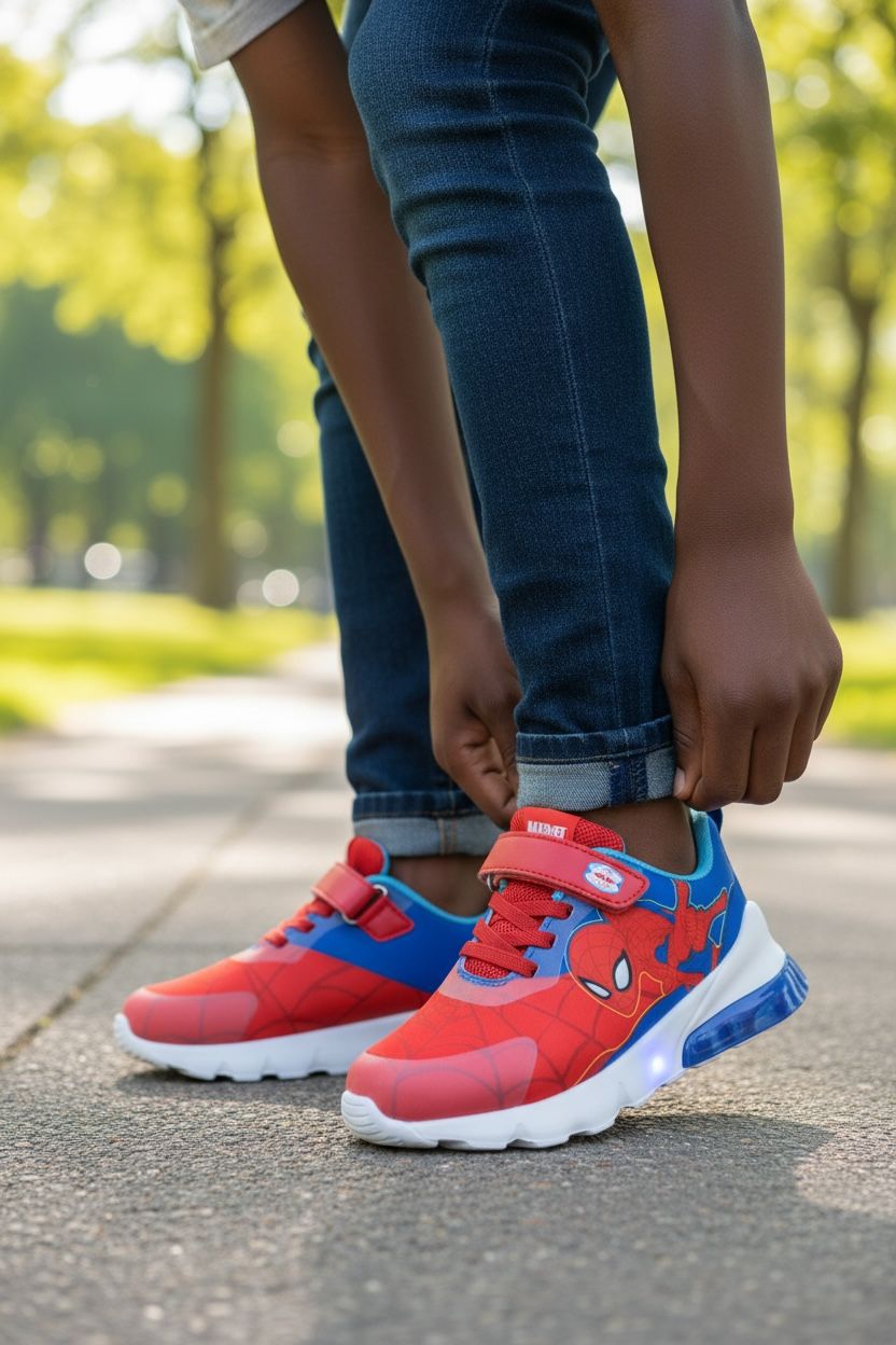 Baskets Spider-Man lumineuses