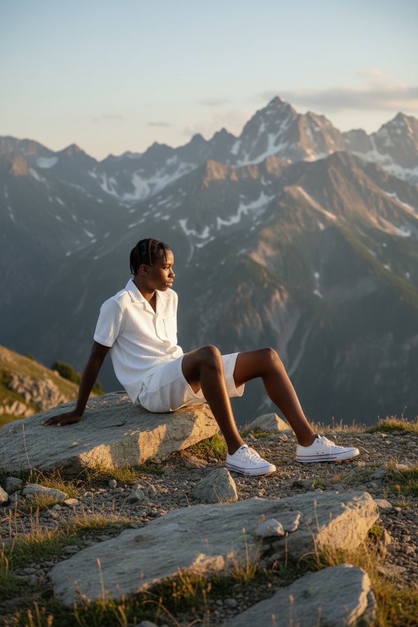 Ensemble texturé chemise + short