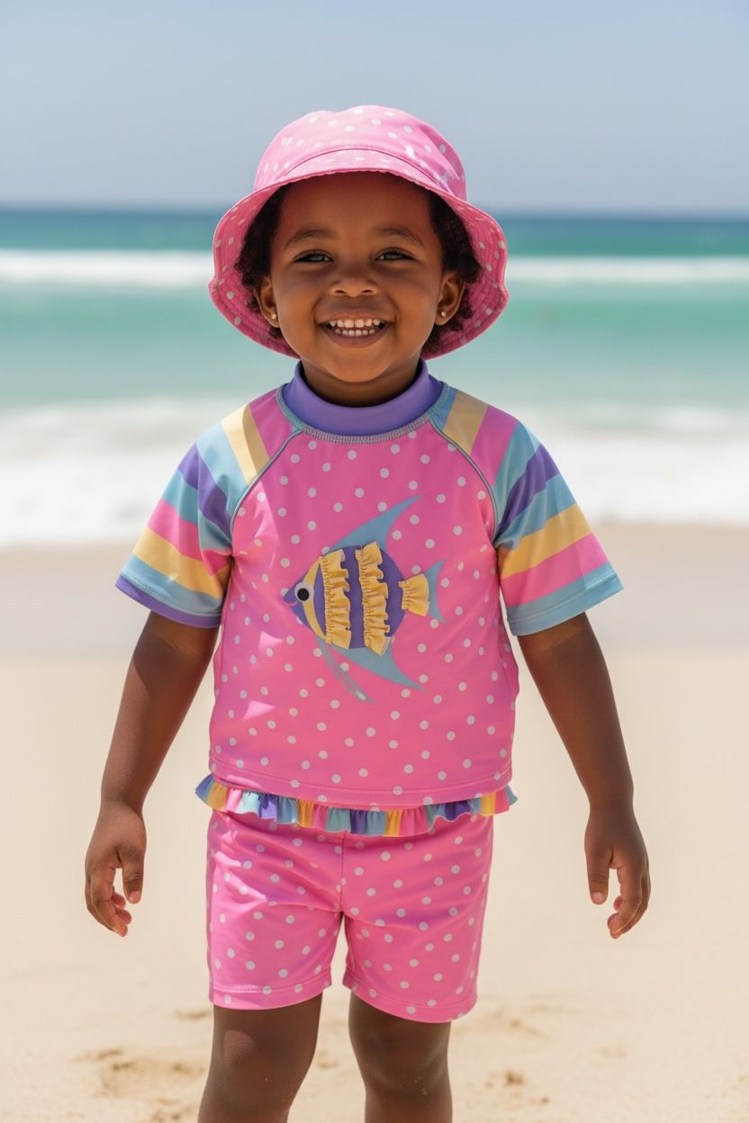 Ensemble maillot 2 pièces protection UV