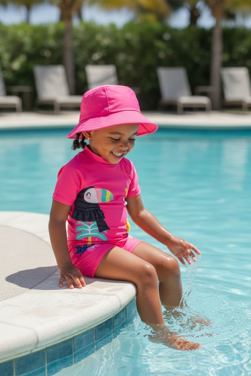 Maillot combi + chapeau