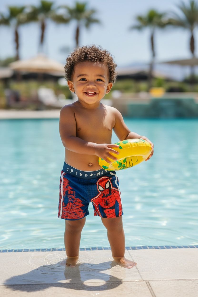 Boxer de bain Spiderman baby boy