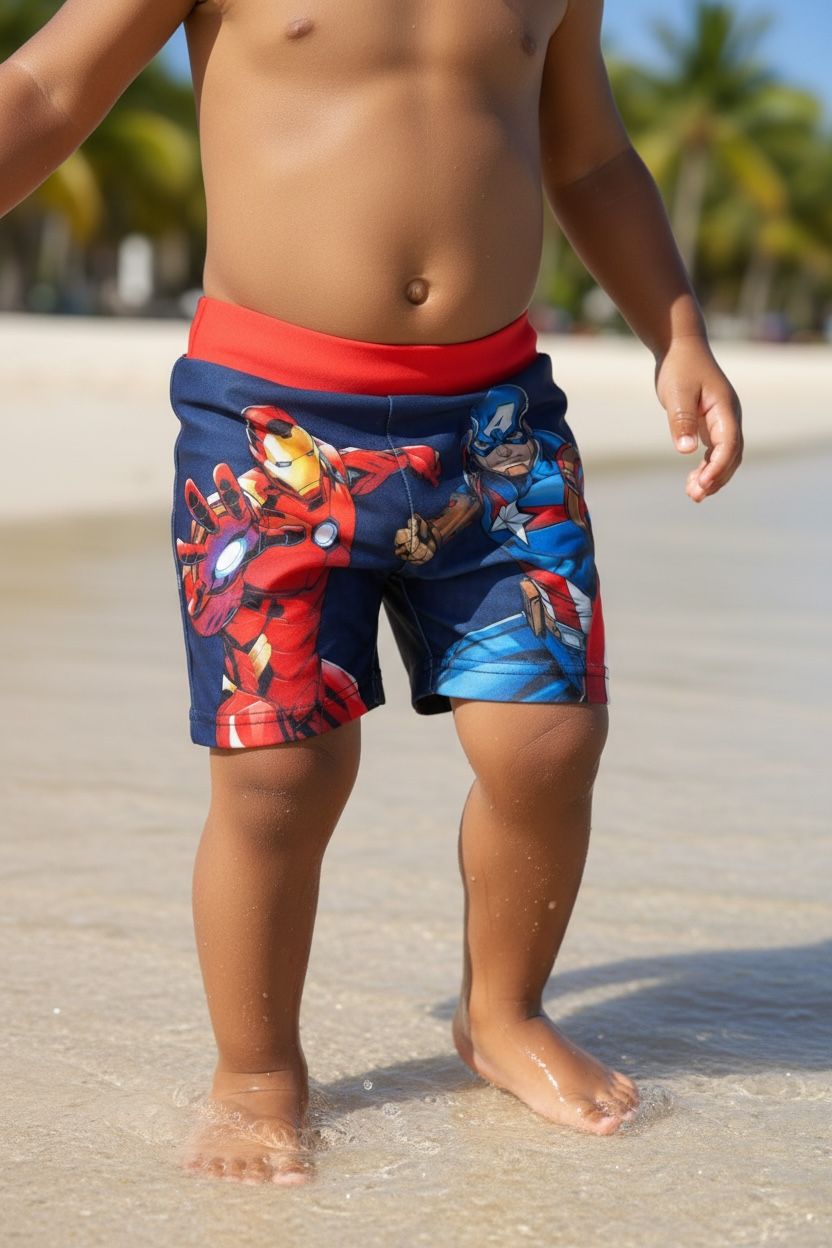 Boxer de bain avengers baby boy