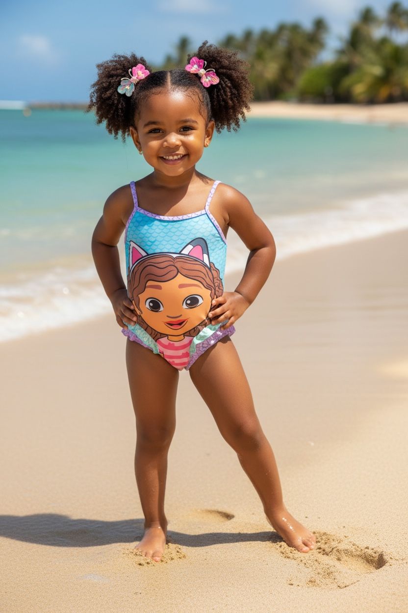 Maillot 1 pièce Gabby chat